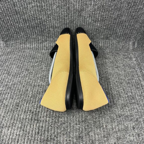 Rothy’s The Loafer Round Toe Flats Camel Black Cap Toe Women’s Size 11.5 - Picture 5 of 8